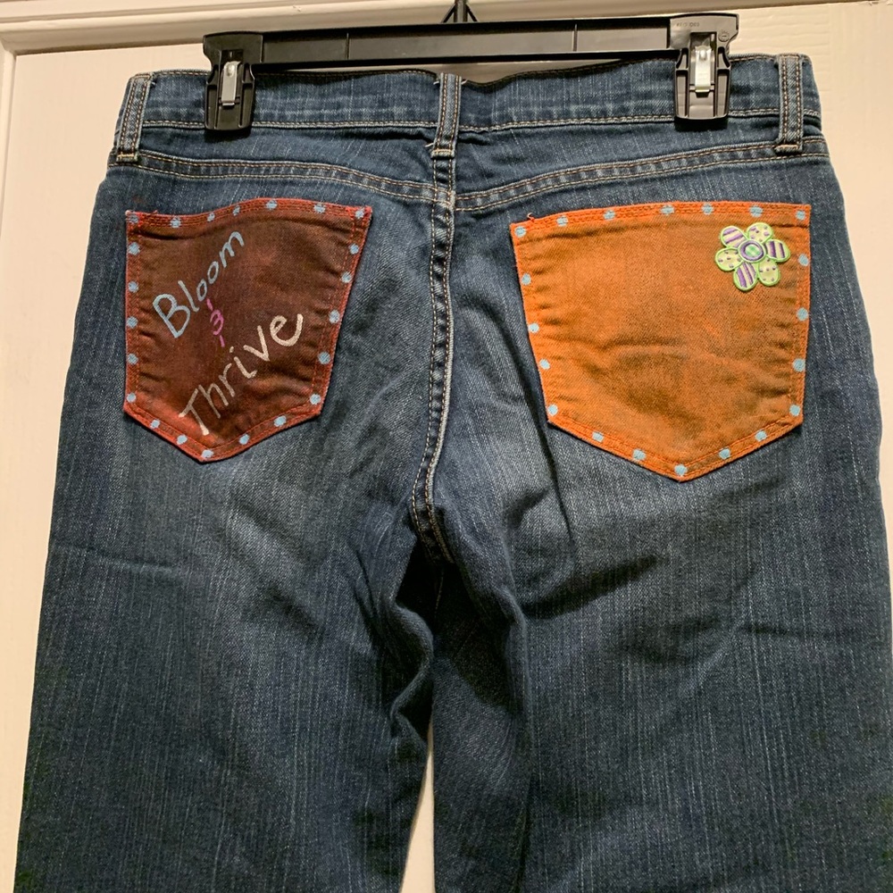 Hand-painted Old Navy Women’s Jeans
